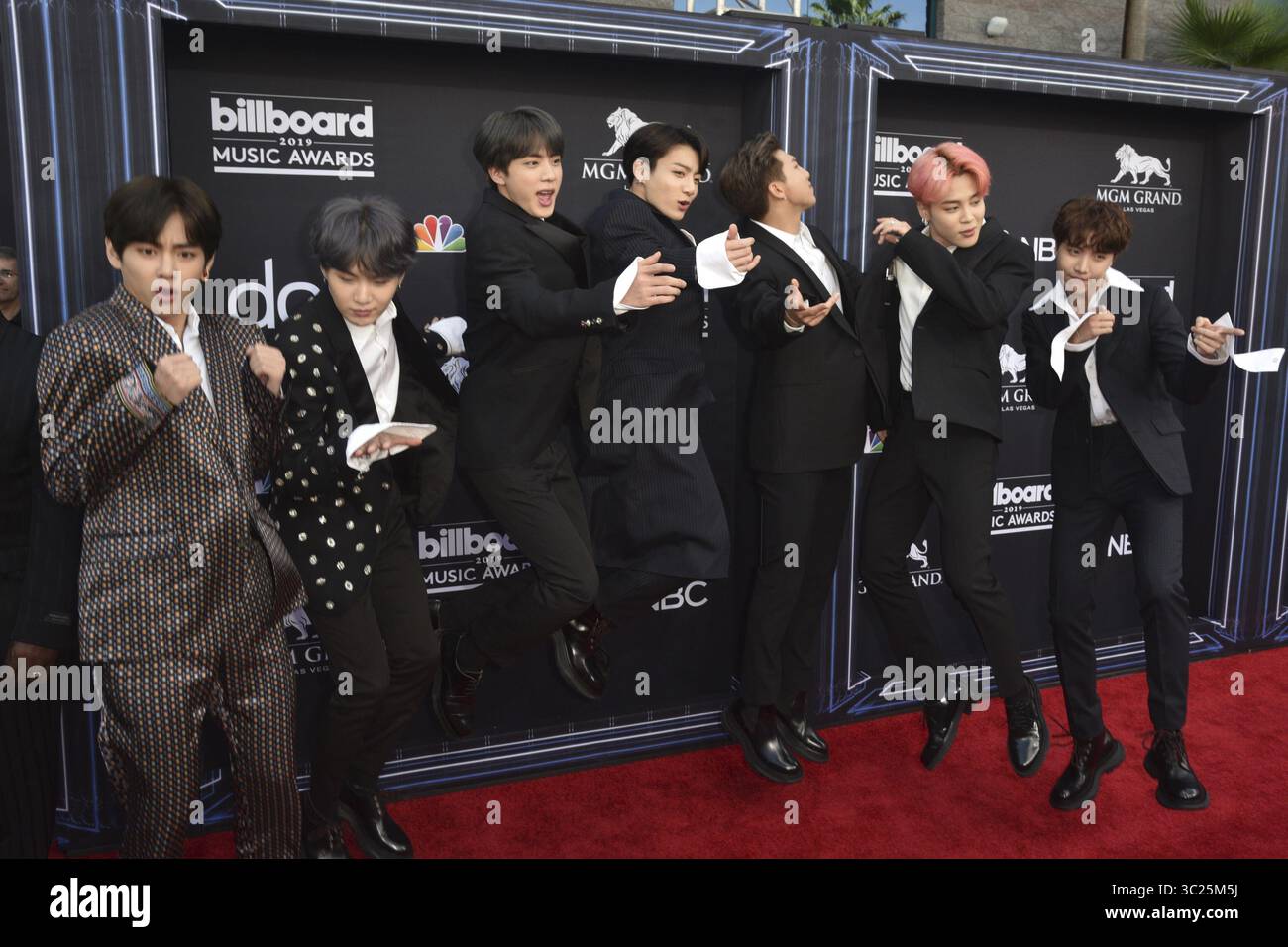 BTS at the 2019 Billboard Music Awards held at MGM Grand Garden