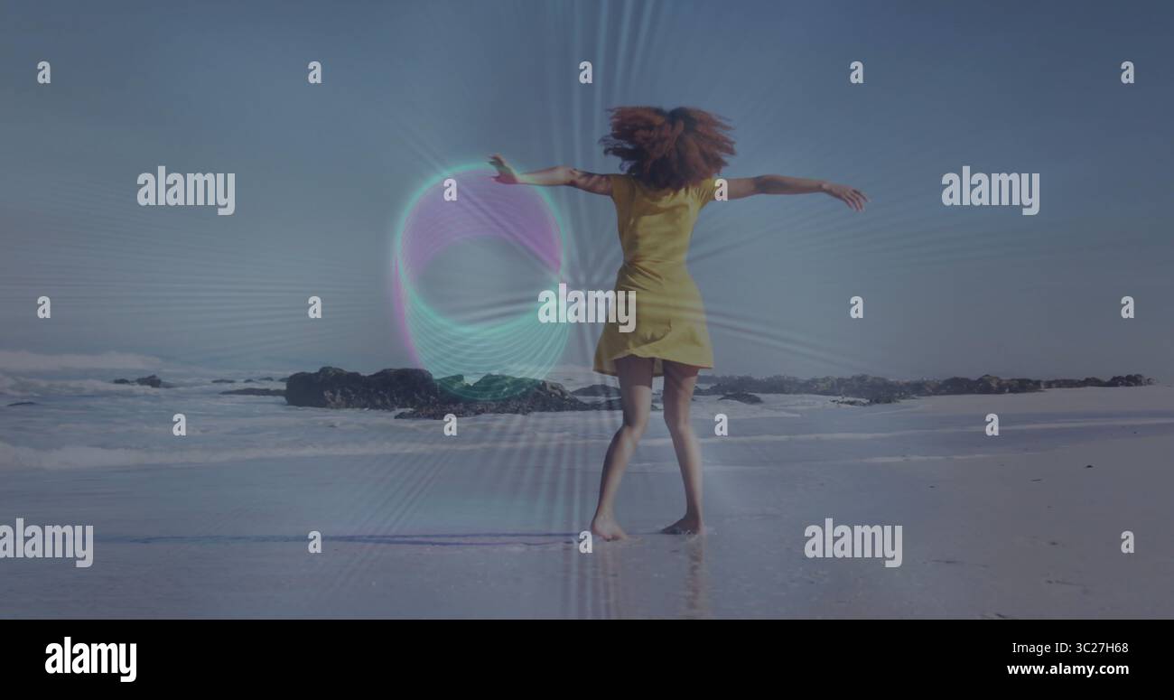 Woman dancing barefoot on rocks hi-res stock photography and images - Alamy