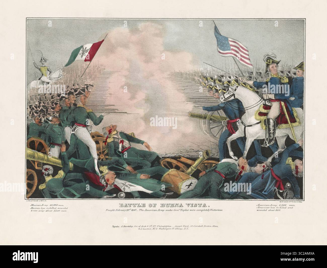 Mexican american war battle buena vista hi-res stock photography and ...