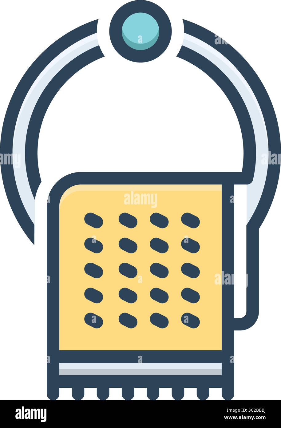 Icon for towel, hanger Stock Vector