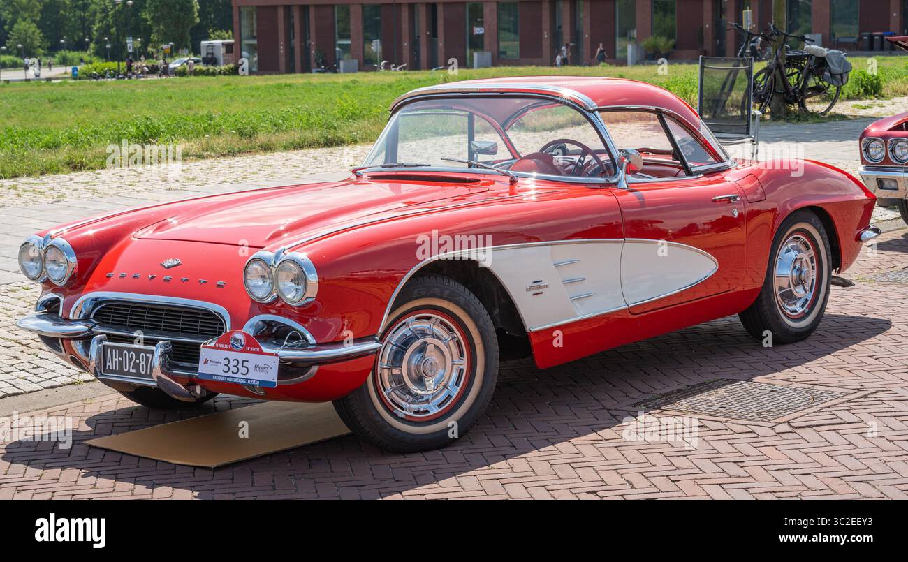 Lelystad, The Netherlands, 15.06.2025, Iconic american sports car ...