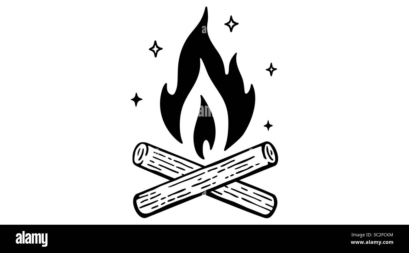 Fire, flame, bonfire. Flame fire icon Stock Vector Image & Art - Alamy