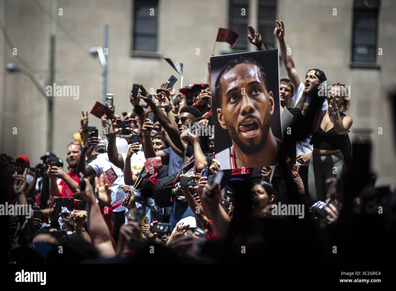 Azuma Nba June 17, 2019 - Toronto, Ontario, Canada - Toronto Raptors' fans watch ...
