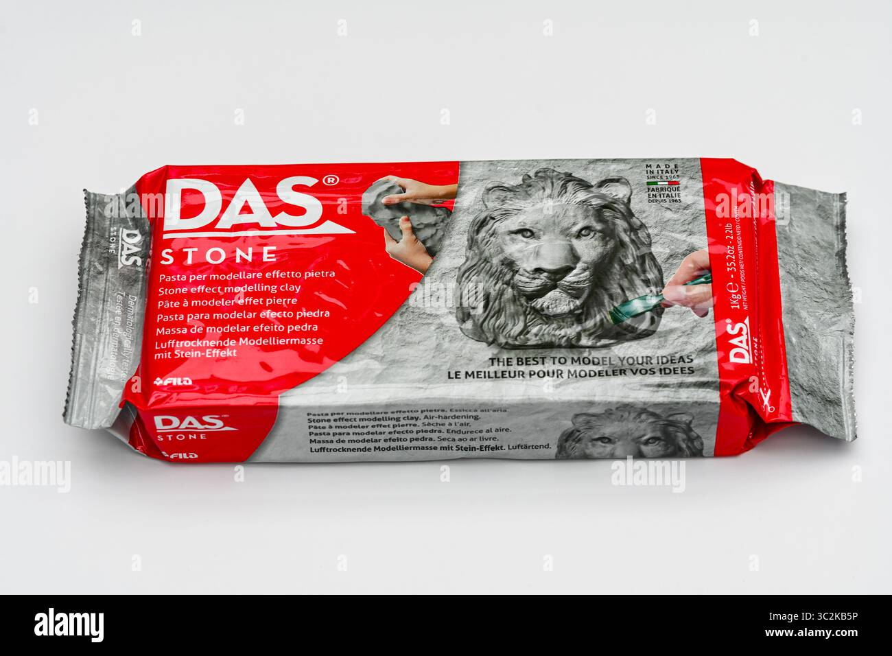 DAS stone modelling clay Stock Photo