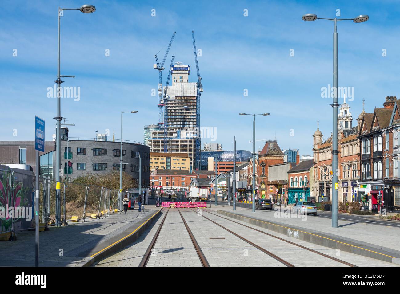 the-new-tram-line-under-construction-on-digbeth-high-street-in