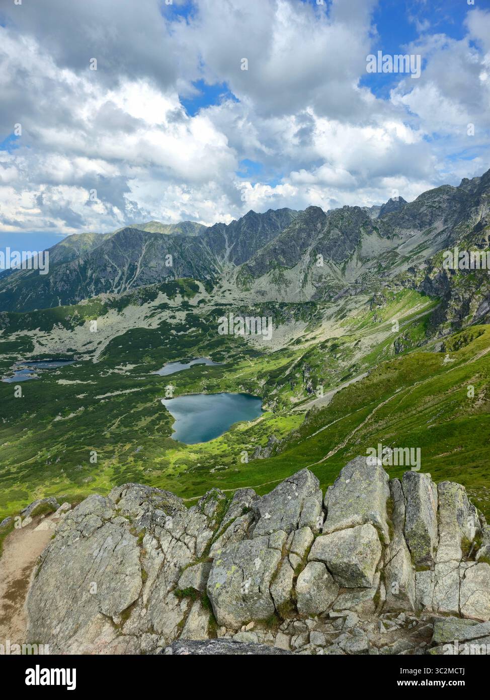 Beautiful landscapes at the Tatra Mountains in Poland. - Smartphone Captured Stock Image