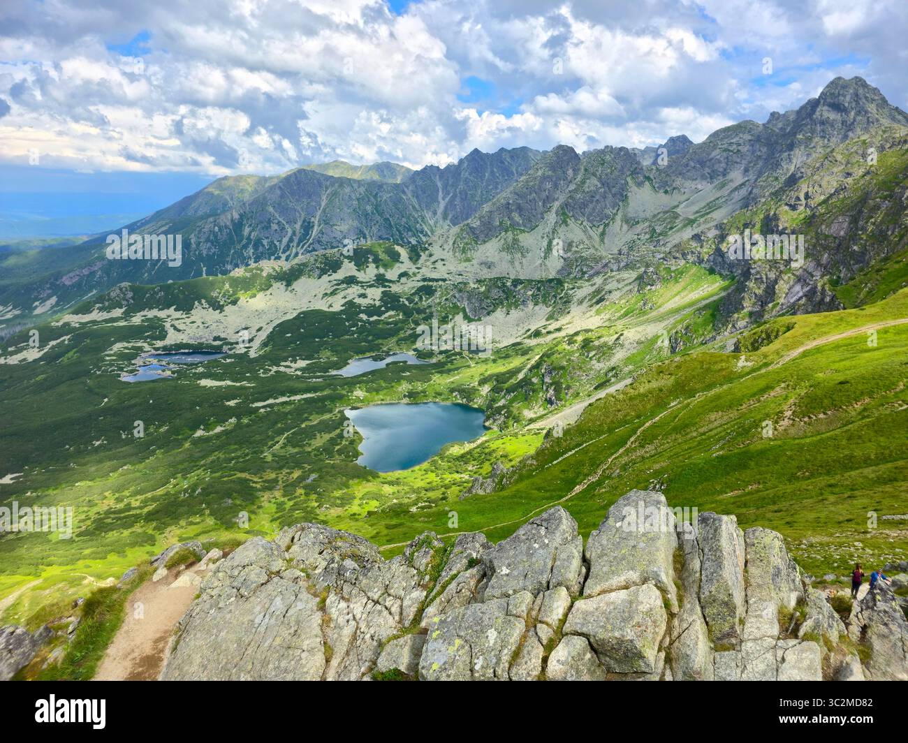 Beautiful landscapes at the Tatra Mountains in Poland. - Smartphone Captured Stock Image