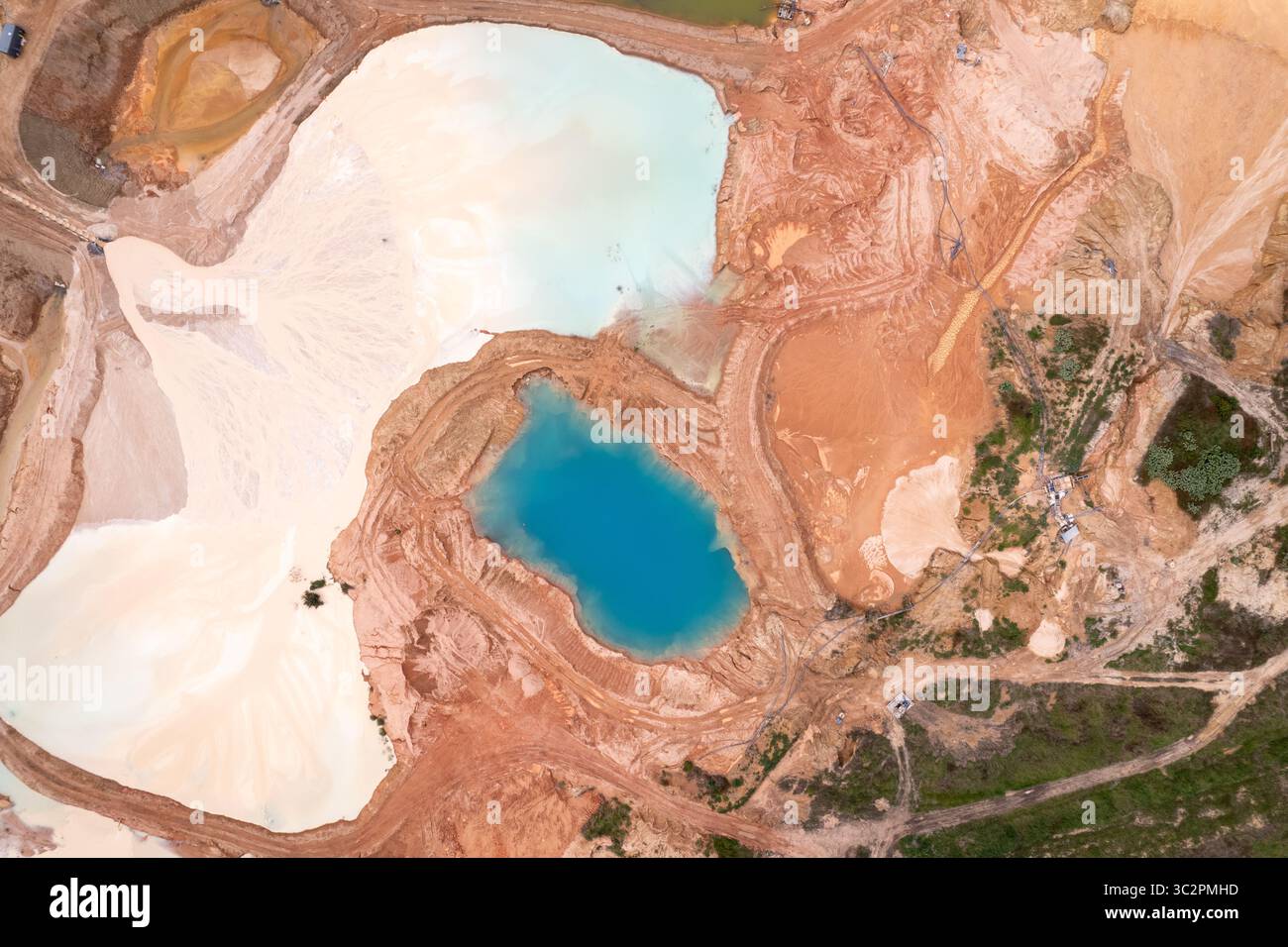 Mining In Rainforests Illegal gold mining deforestation of the Amazon Rainforest, aerial view ...