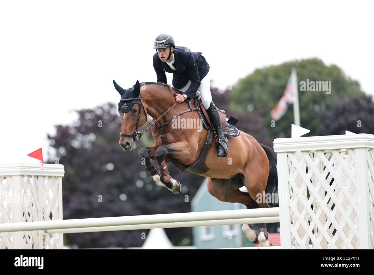 Roy Van Beek Of Belgium Riding Diamant De Quidam H Old During The 