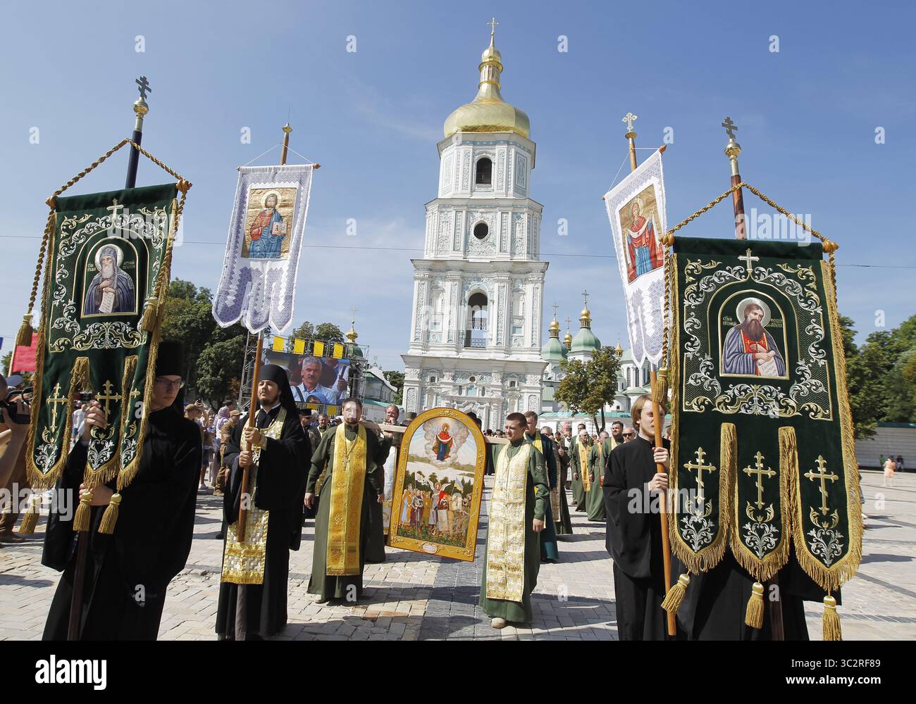 Icon of the baptism of rus' hi-res stock photography and images - Alamy