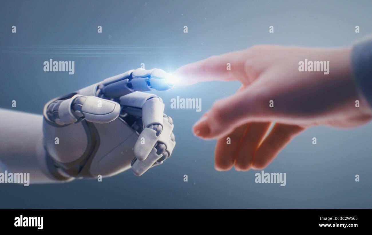 Futuristic Concept of Humanity and Artificial Intelligence ...