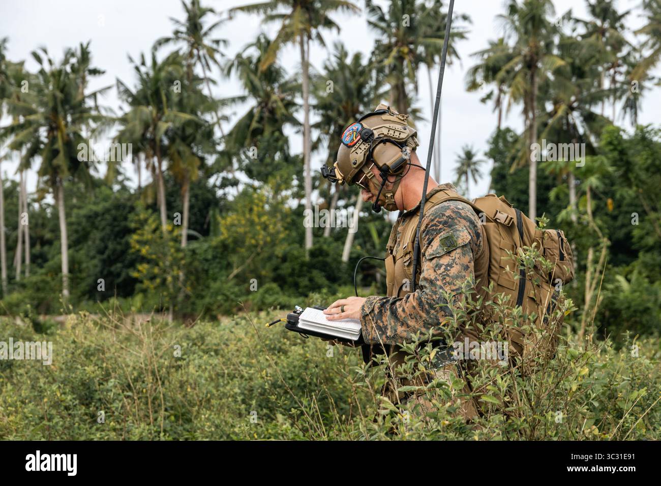 U.S. Marine Corps Capt. Austin Lohr, a forward air controller with Golf ...
