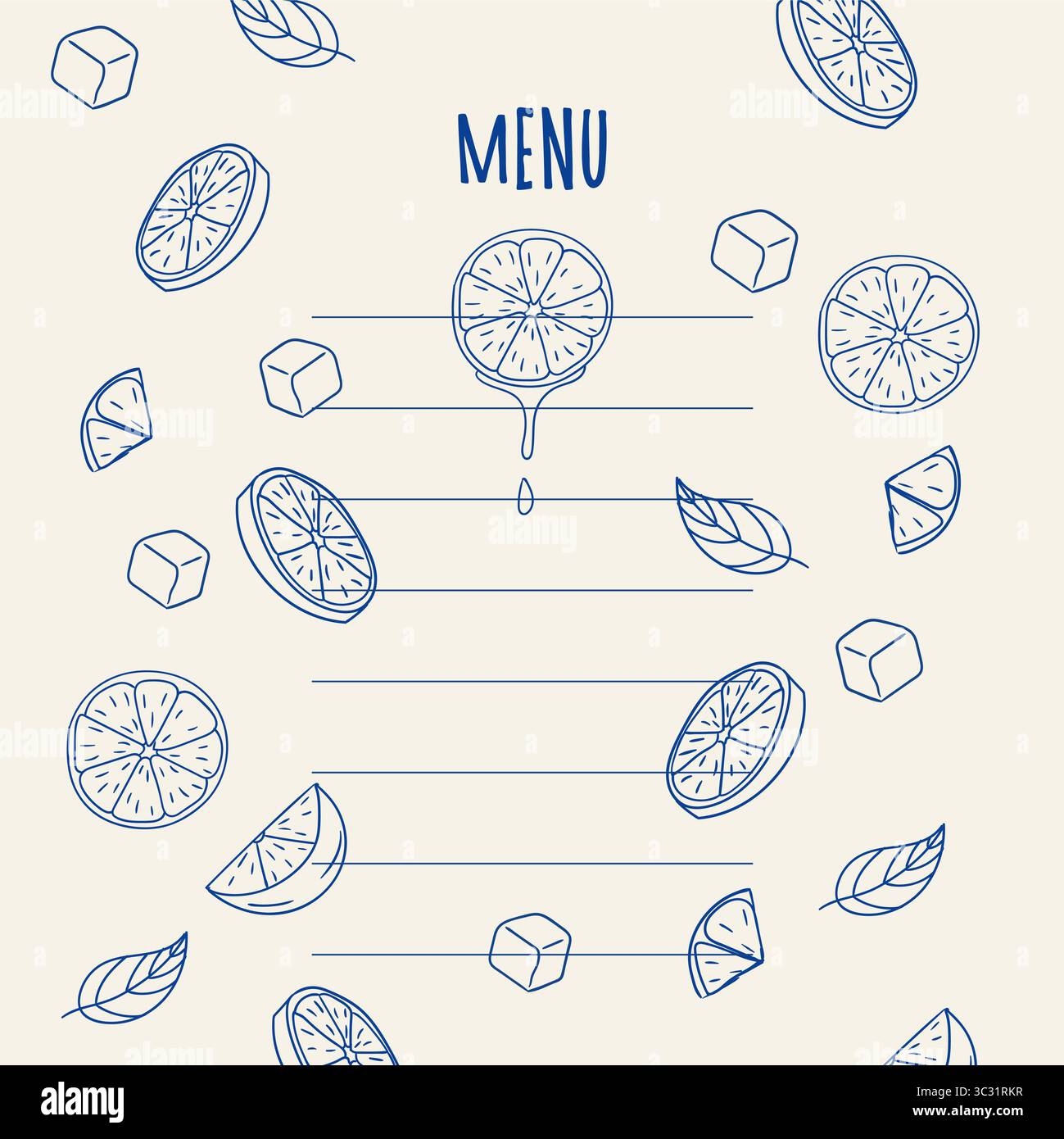 Menu visuals hi-res stock photography and images - Alamy