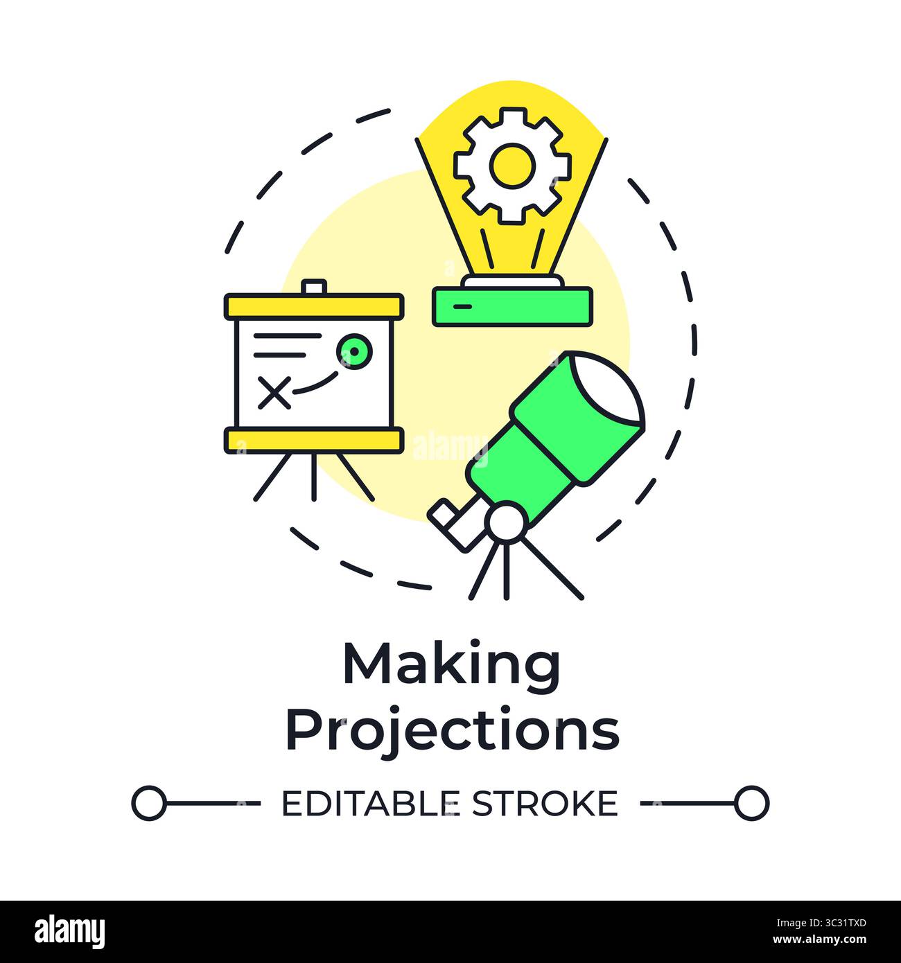 Trends projections Cut Out Stock Images & Pictures - Alamy