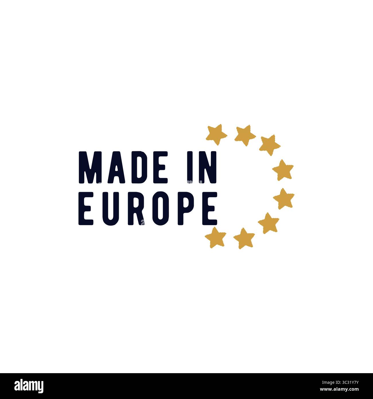 Made In Europe Logo Stock Vector Image & Art - Alamy