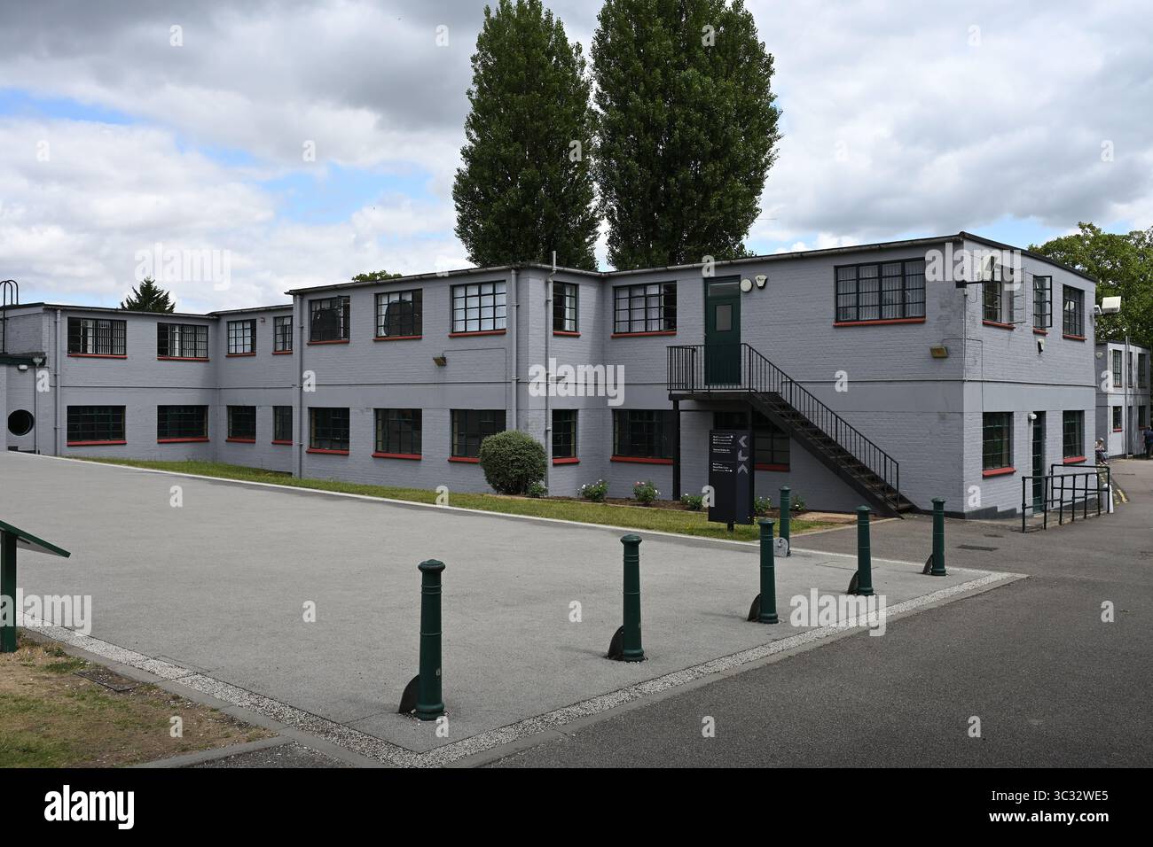 Block A: Naval Intelligence at Bletchley Park Stock Photo