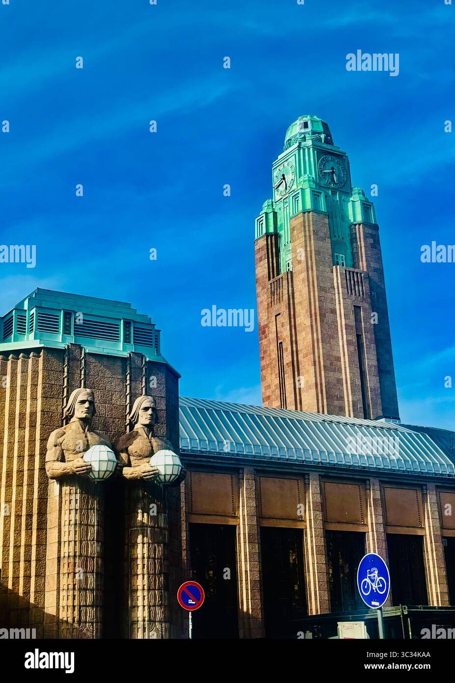 The railway station in Helsinki, Finland. - Smartphone Captured Stock Image