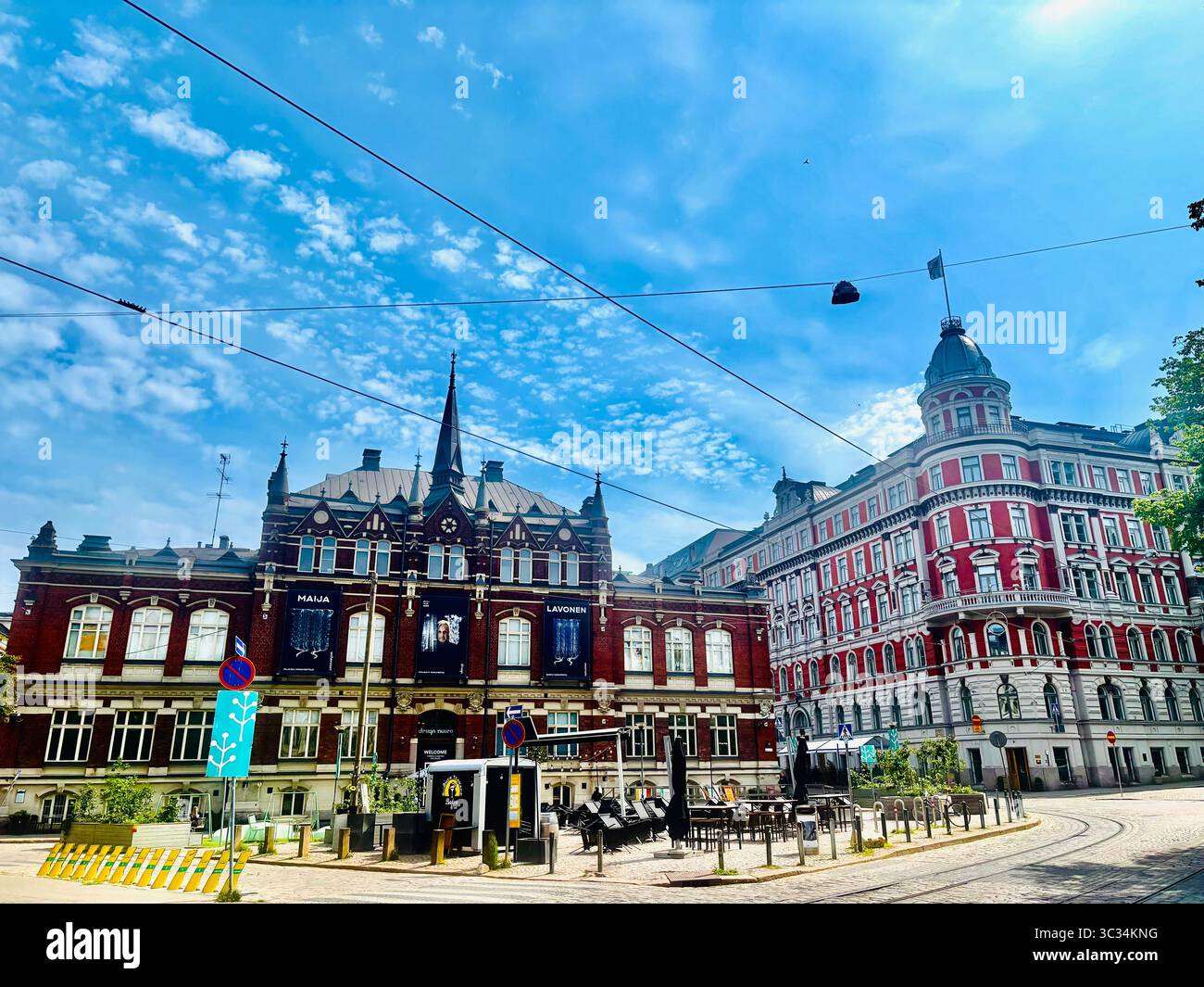 The Design Museum in Helsinki, Finland. - Smartphone Captured Stock Image