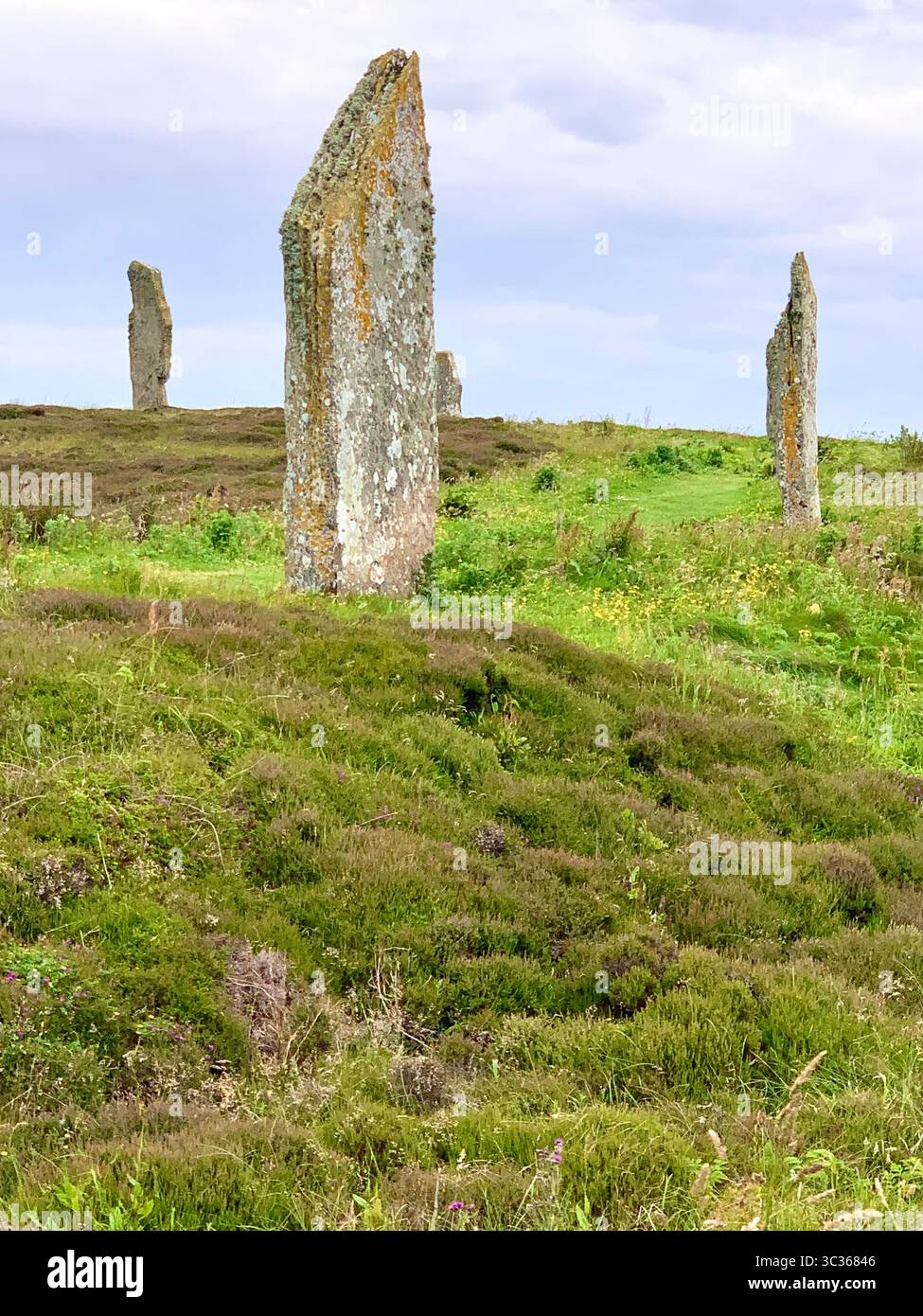 The Ring of Brodgar Orkneys Orkney Scotland stones ancient stone age people put lived old place stood looking look village  islands Hebrides Island - Smartphone Captured Stock Image