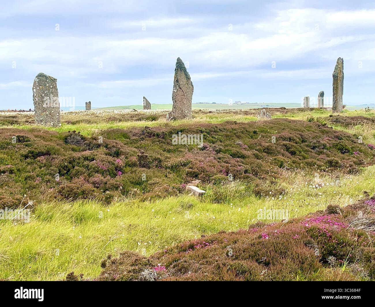 The Ring of Brodgar Orkneys Orkney Scotland stones ancient stone age people put lived old place stood looking look village  islands Hebrides Island - Smartphone Captured Stock Image