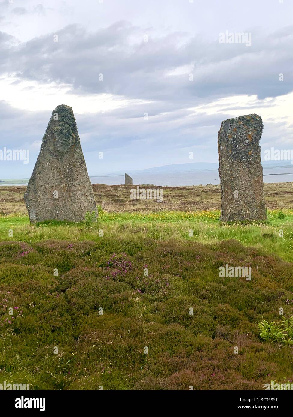 The Ring of Brodgar Orkneys Orkney Scotland stones ancient stone age people put lived old place stood looking look village  islands Hebrides Island - Smartphone Captured Stock Image