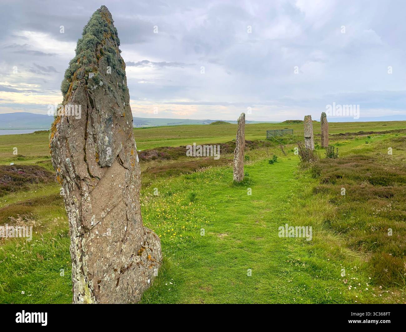 The Ring of Brodgar Orkneys Orkney Scotland stones ancient stone age people put lived old place stood looking look village  islands Hebrides Island - Smartphone Captured Stock Image