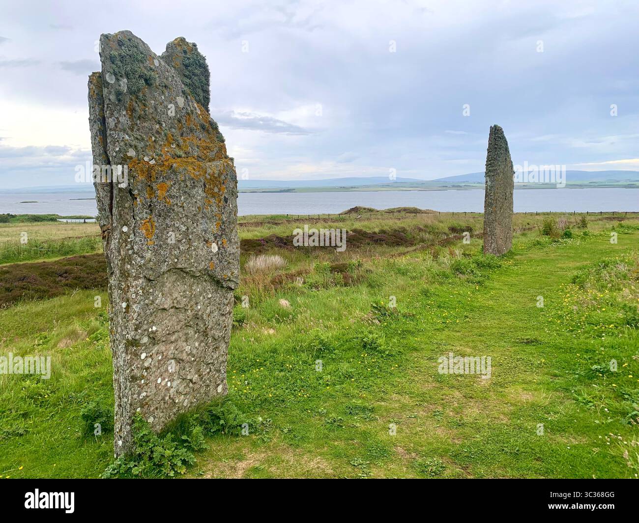 The Ring of Brodgar Orkneys Orkney Scotland stones ancient stone age people put lived old place stood looking look village  islands Hebrides Island - Smartphone Captured Stock Image