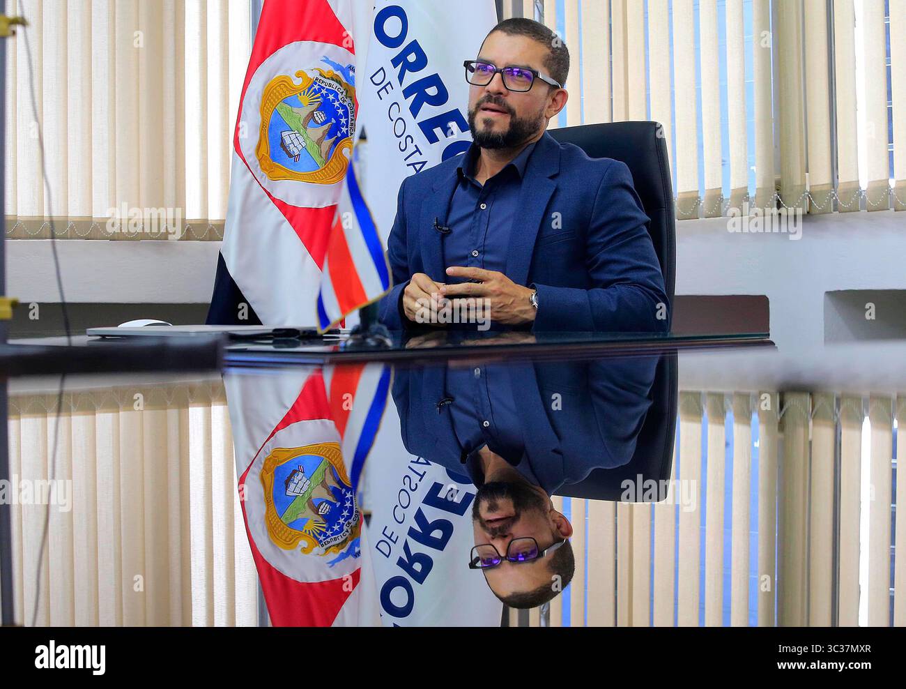 April 15, 2021: 15/04/2021 Zapote. Jorge Solano MÃƒÂ©ndez, gerente general  de Correos de Costa Rica. Foto: Rafael Pacheco (Credit Image: © Rafael  Pacheco Granados/La Nacion via ZUMA Press Stock Photo - Alamy