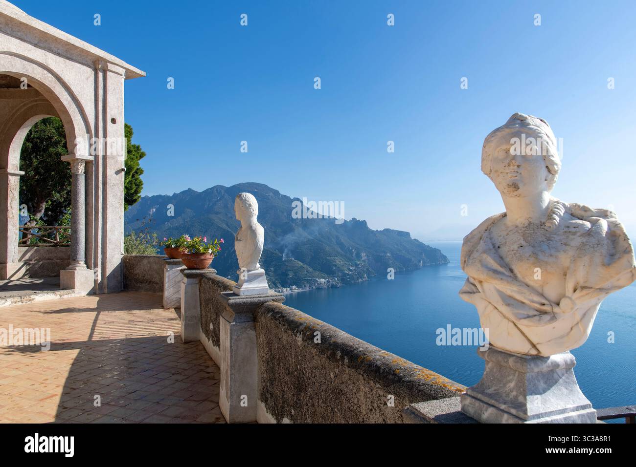 Ravello, Italy-4 November 2024; Terrazza dell'Infinito (Terrace of ...