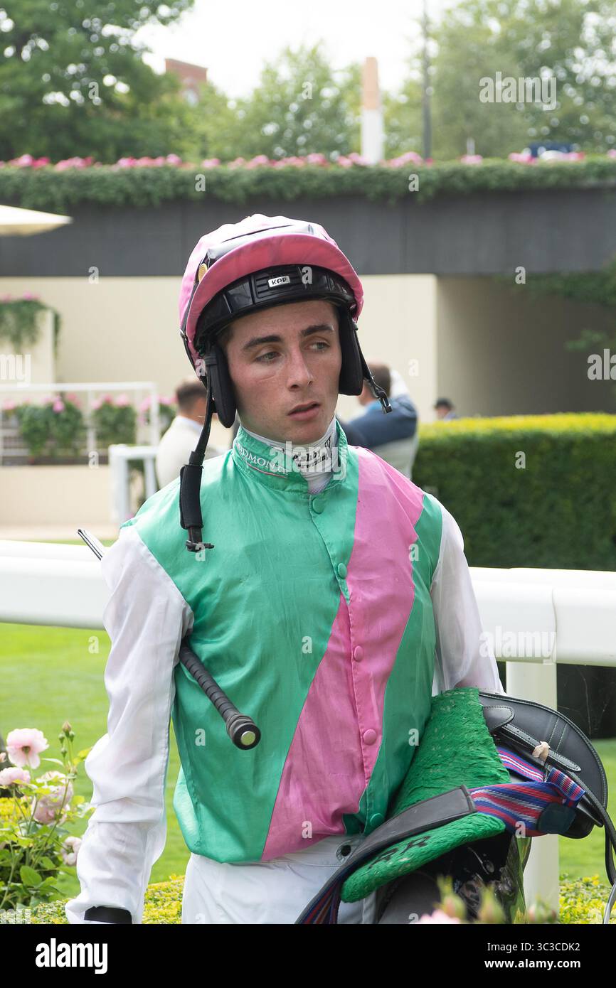 Ascot, UK. 25th July, 2025. Jockey Rossa Ryan who rode horse PINHOLE to ...