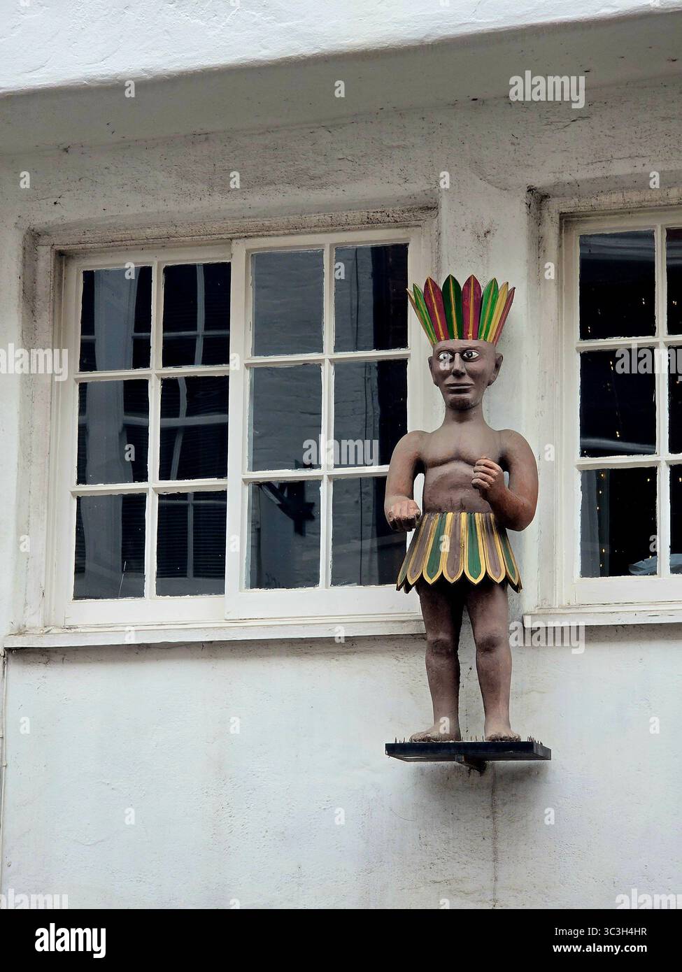 man in the window - Smartphone Captured Stock Image