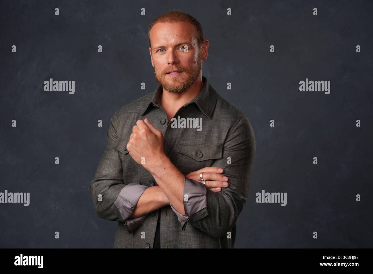 Sam Heughan poses for a portrait to promote 