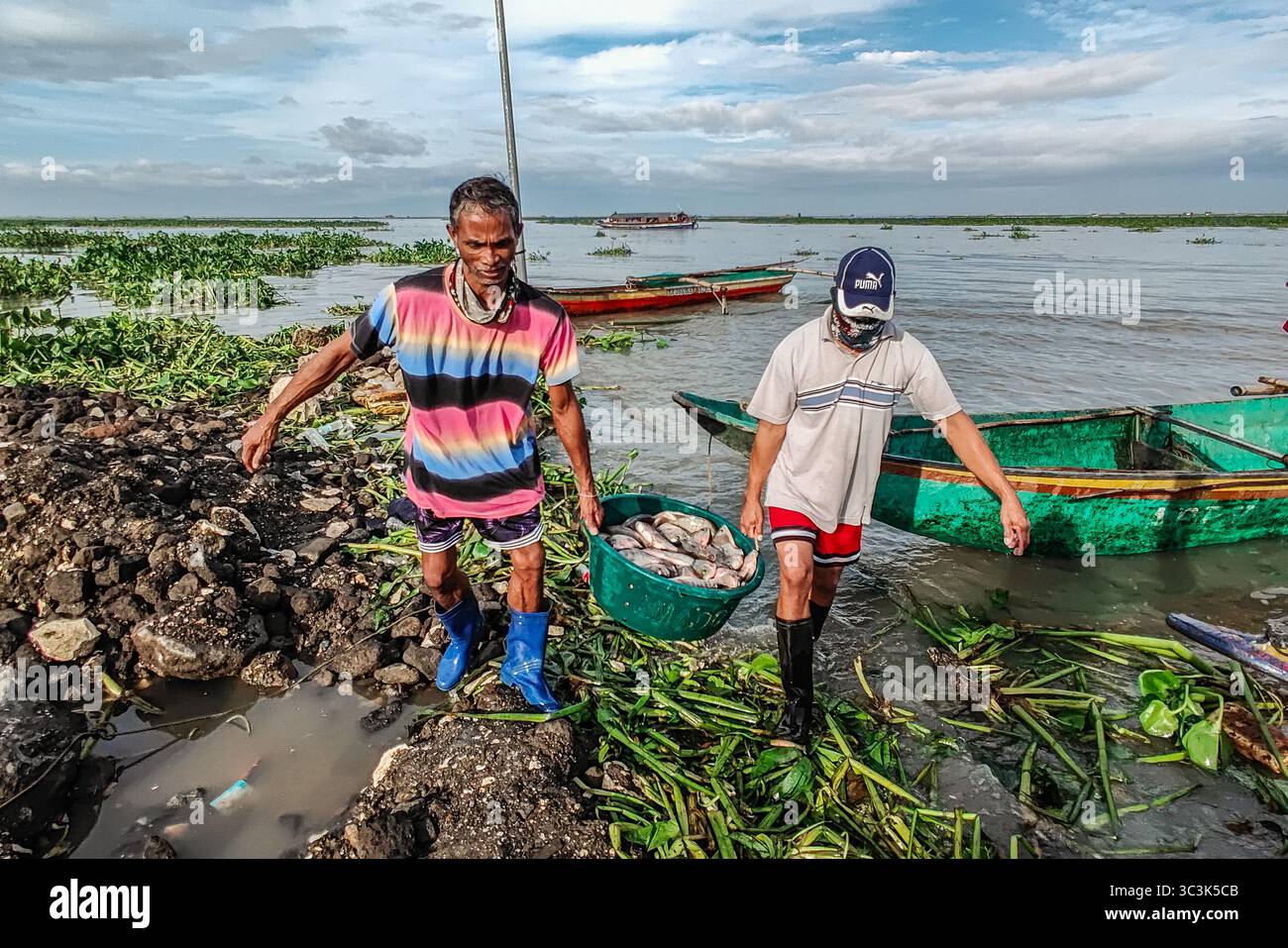 July 26, 2025, Binangonan, Rizal, Philippines: Scene in a submerged