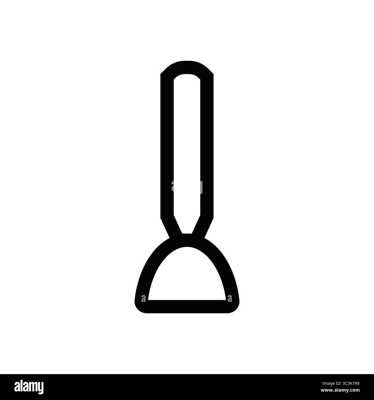 Sponge dabber icon, office stationary, simple flat image Stock Vector