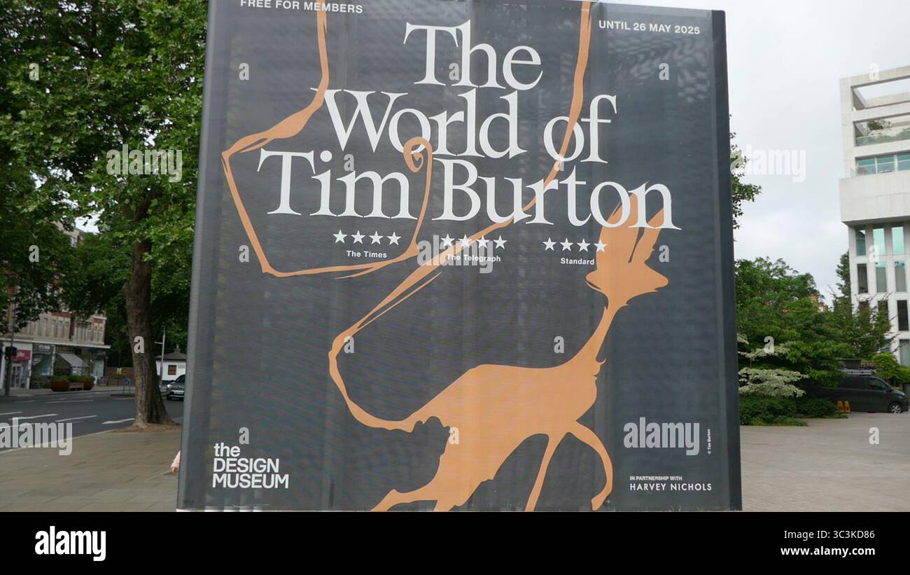 London, England, United Kingdom 29th May 2025 The World of Tim Burton ...