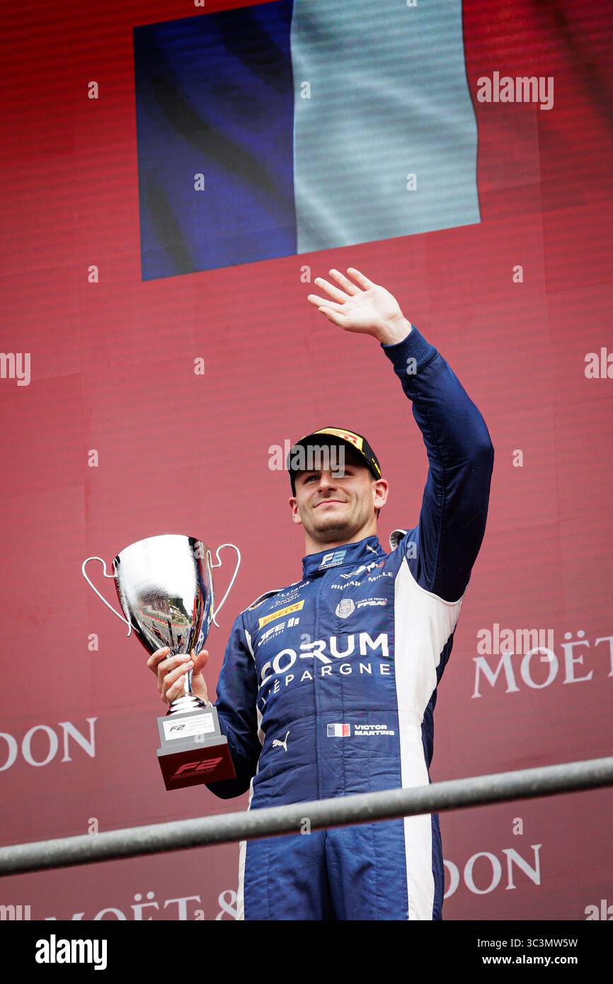 MARTINS Victor (fra), ART Grand Prix, Dallara F2 2024, portrait during ...