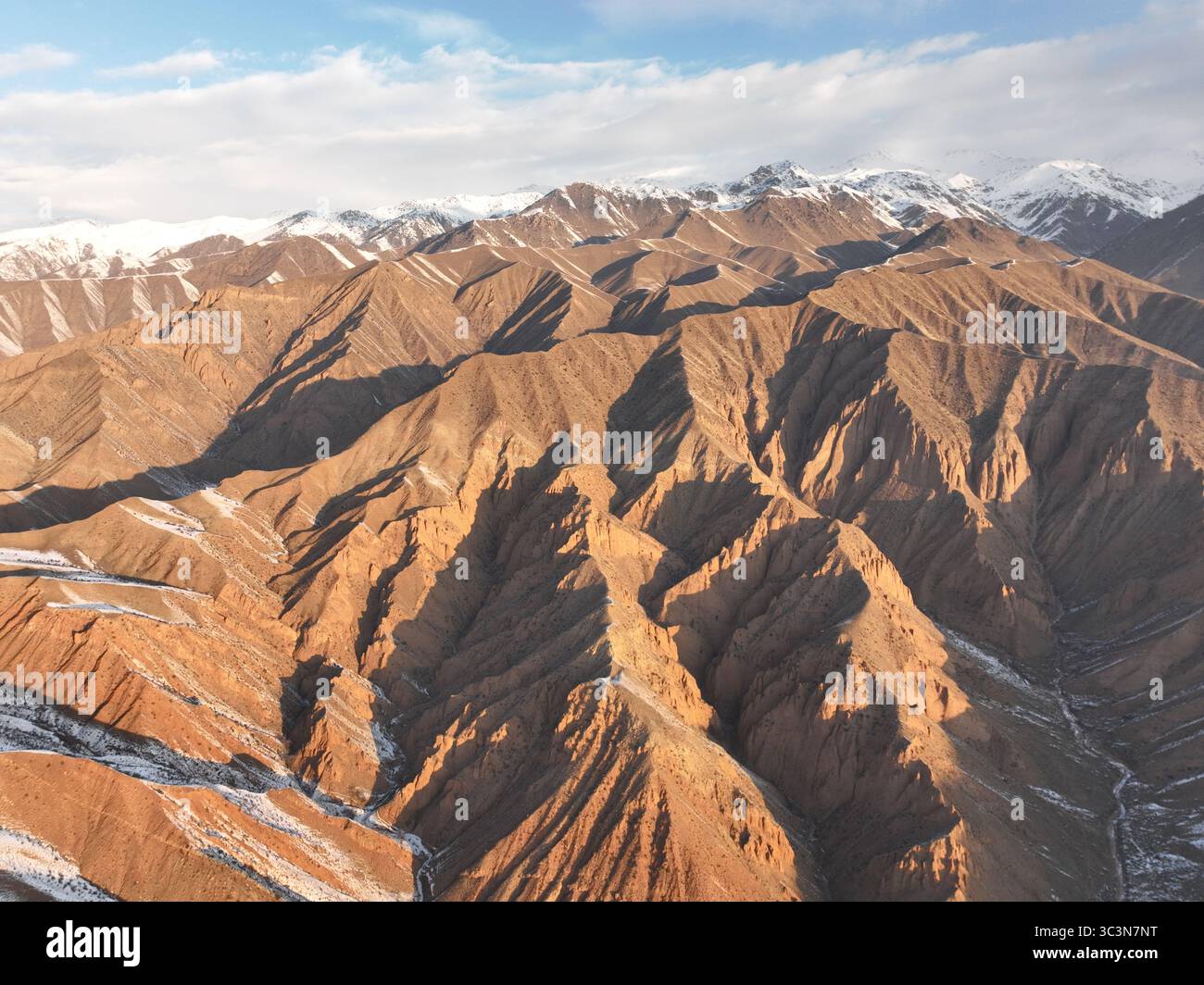 Aerial view mountain ranges patches hi-res stock photography and images ...
