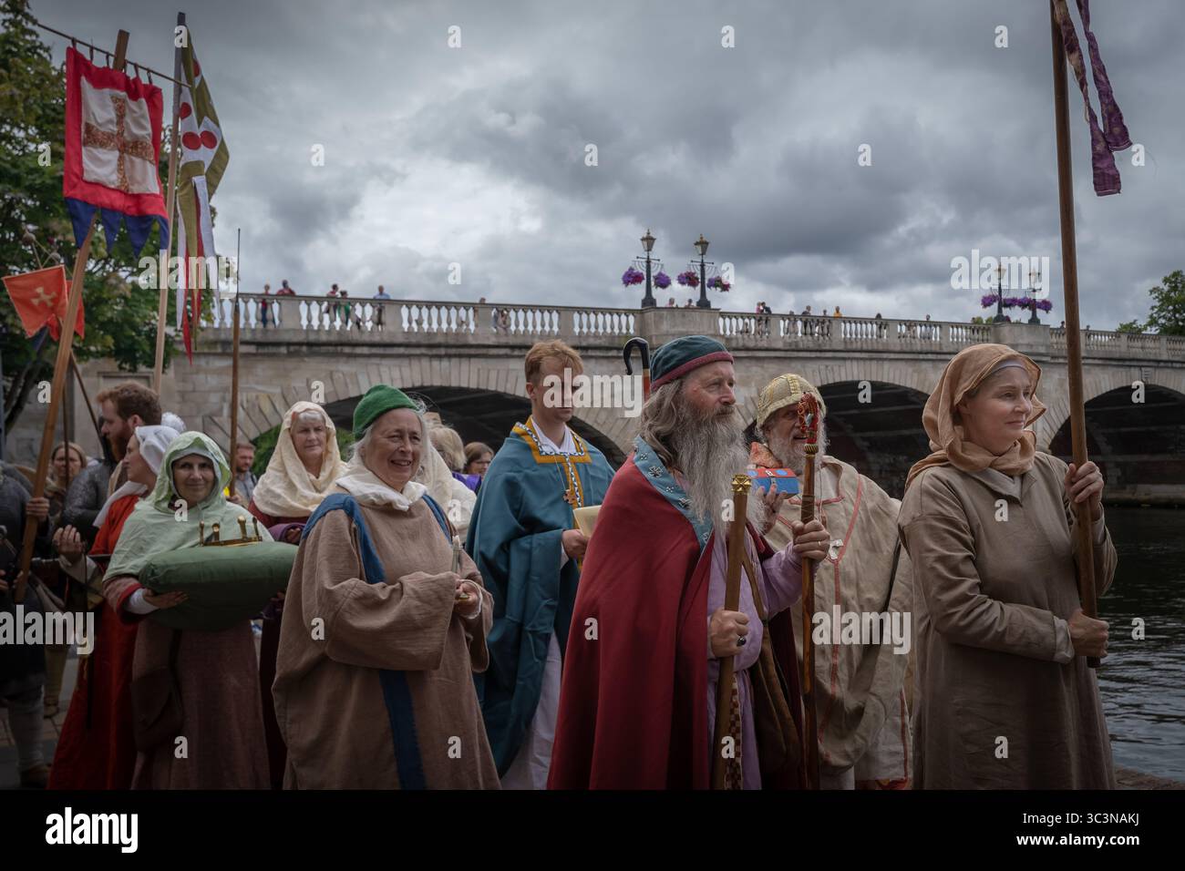 london-uk-26th-july-2025-athel-s-town-saxon-encampment-and