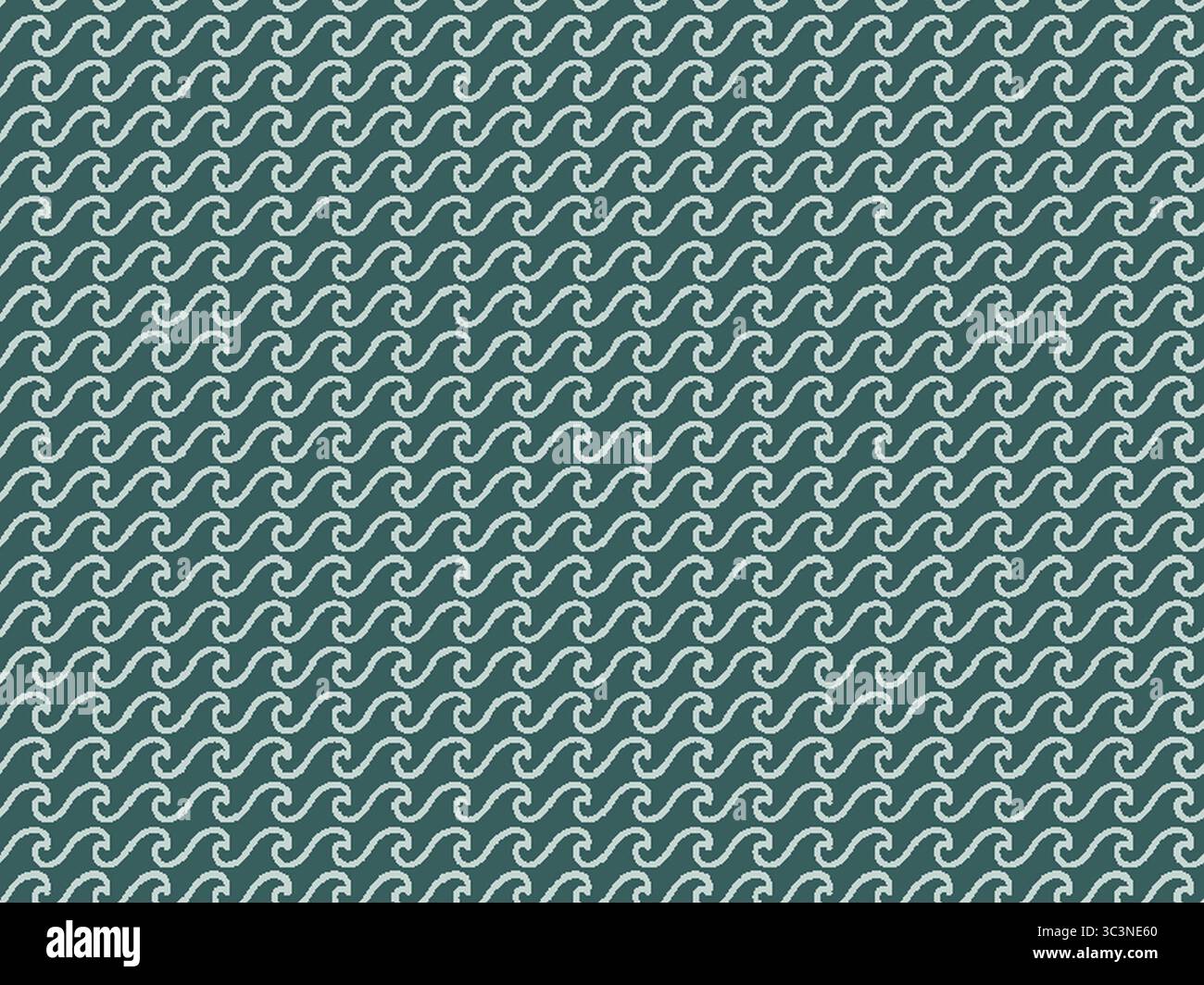 Simple repeating wave pattern tile hi-res stock photography and images ...