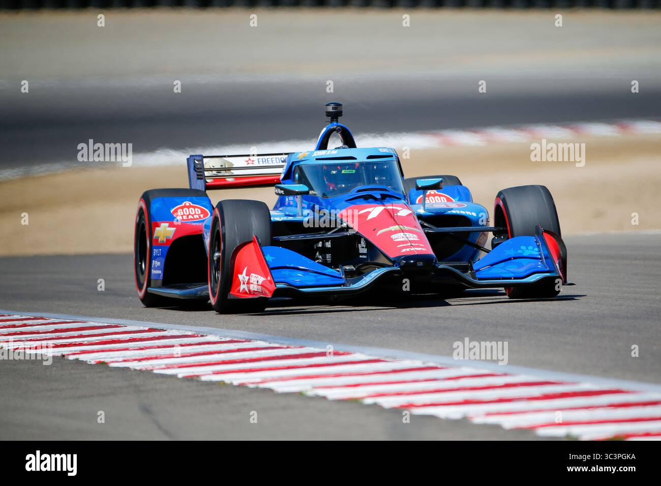 SALINAS, CA - JULY 26: Juncos Hollinger Racing driver Sting Ray Robb ...