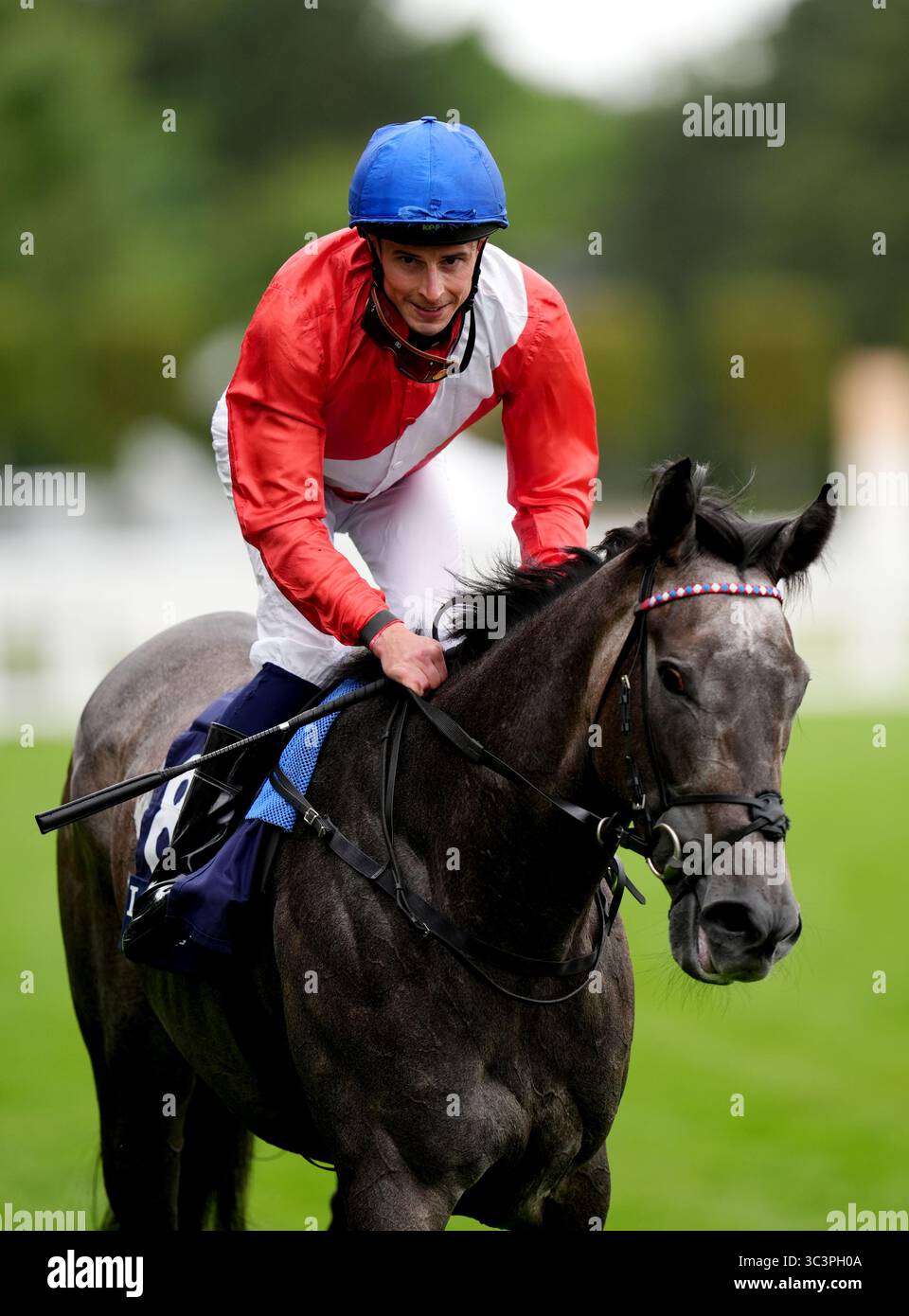 William Buick, jockey after riding Cajole in the Longines Valiant ...