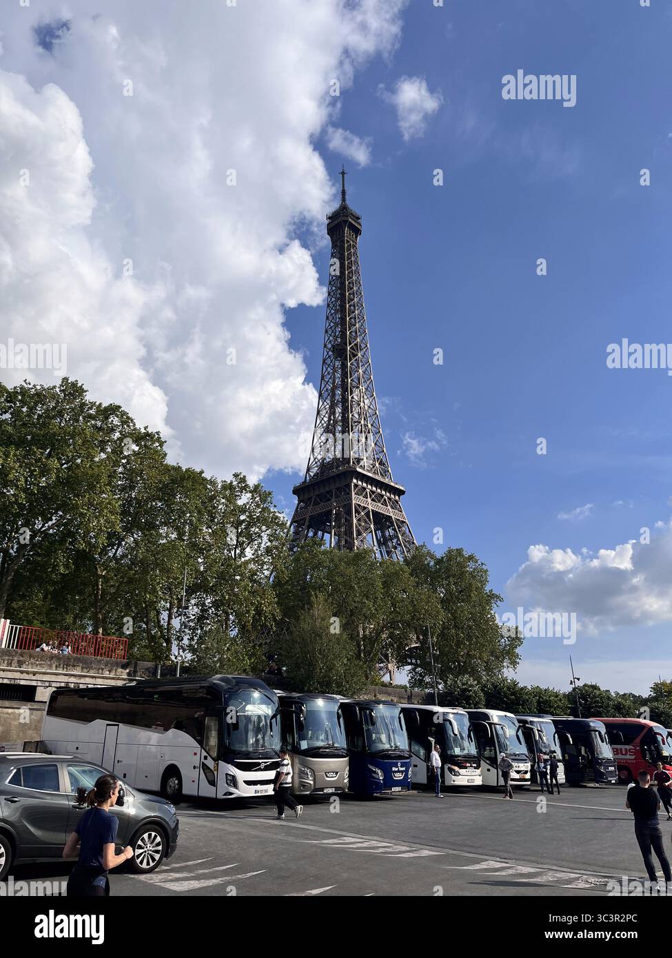 Paris landmarks - Smartphone Captured Stock Image