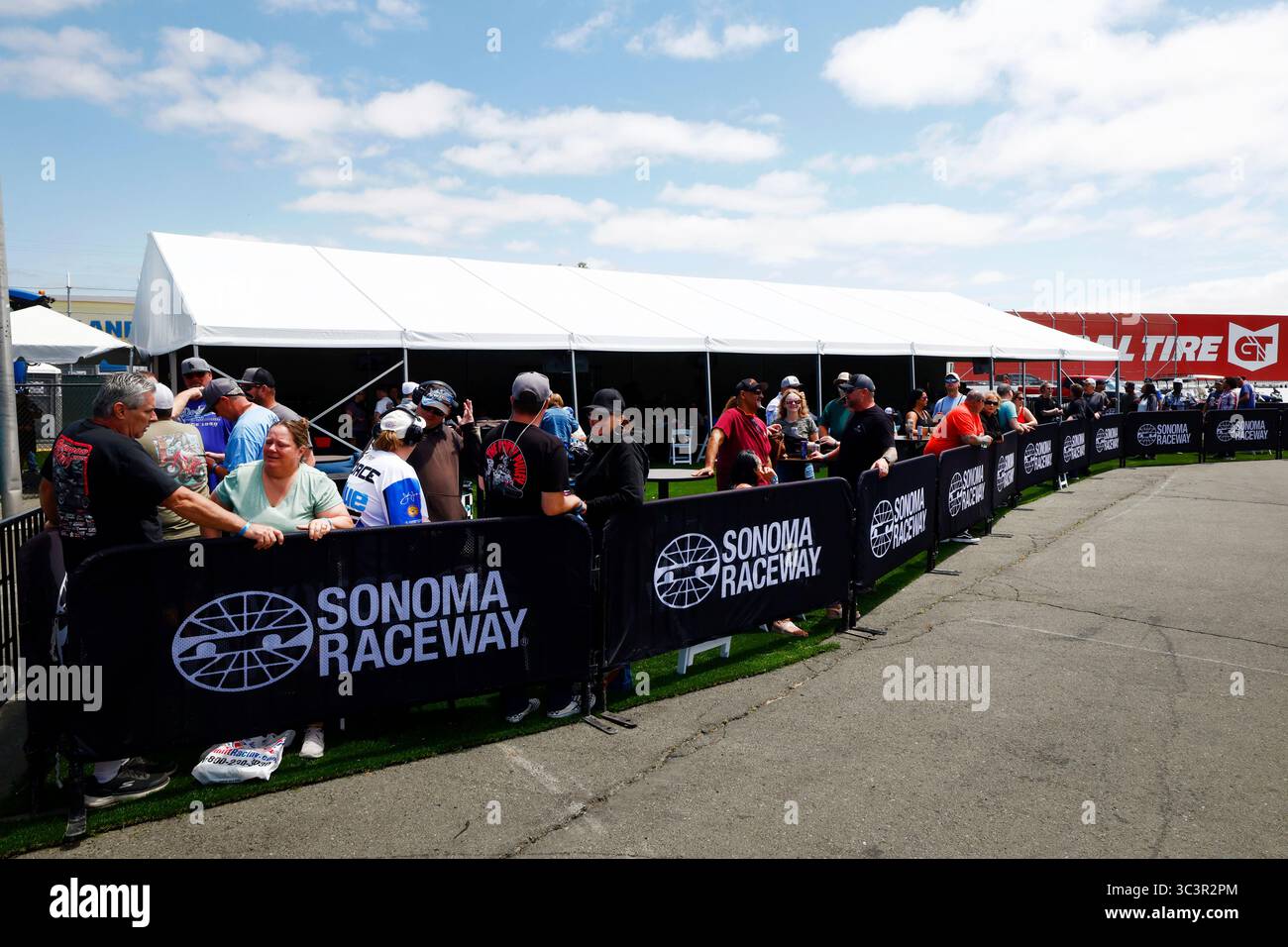 SONOMA, CA - JULY 26: General view of fans in the Launch Pad ...
