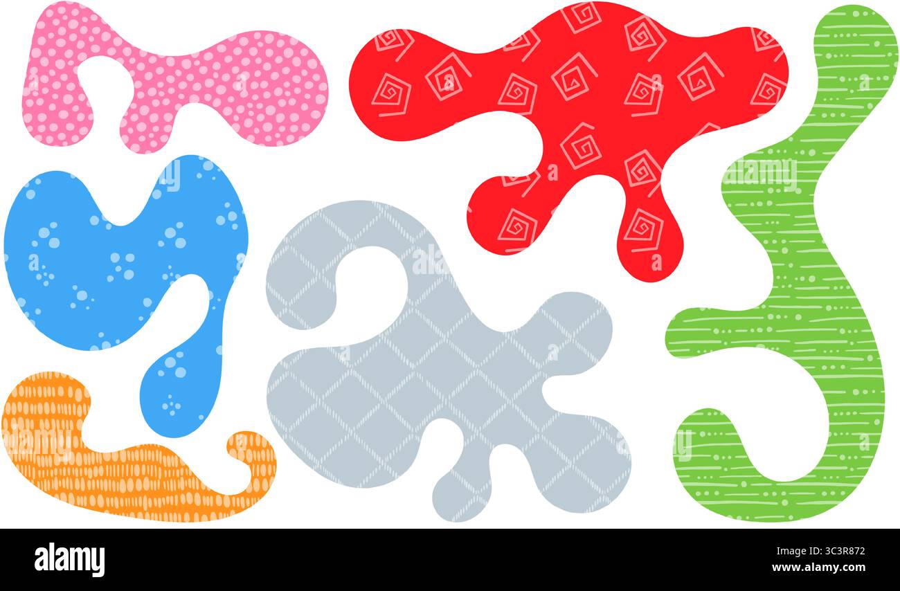 Diverse decorative patterns Stock Vector Images - Alamy