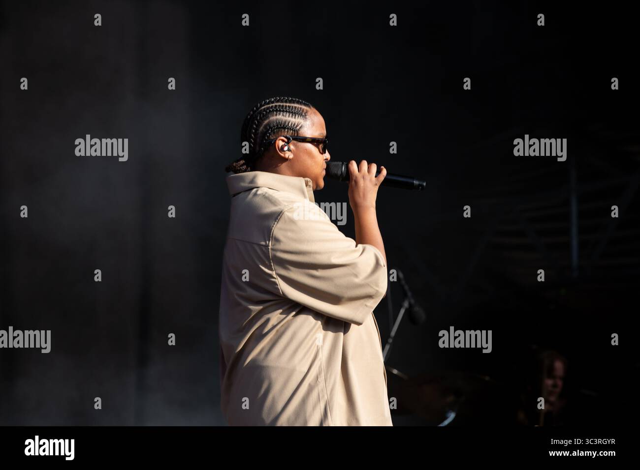 Fredrikstad, Norway. 26th, July 2025. The Norwegian rapper Musti ...