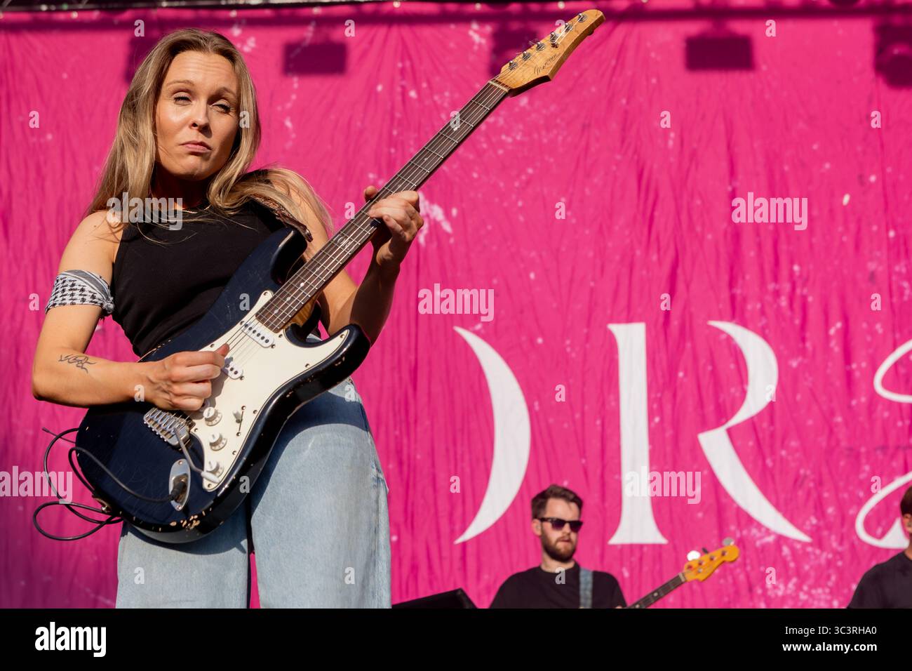 Fredrikstad, Norway. 26th, July 2025. The Norwegian singer and ...