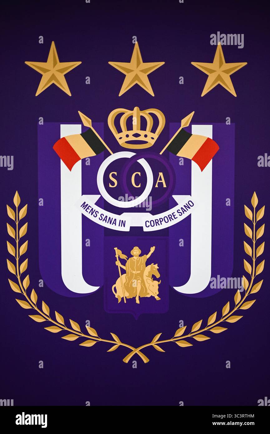Anderlecht logo hi-res stock photography and images - Alamy, image size:866x1390