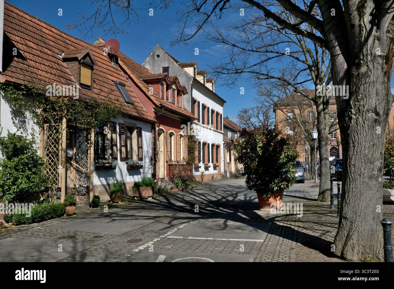 Germersheim, Germany:  old town. Small historic town on the banks of the Rhine Stock Photo