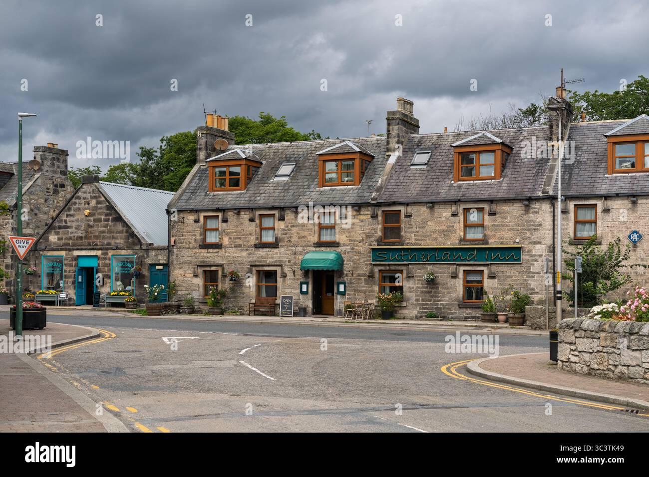 Sutherland Inn 26 July 2025. Sutherland Inn,Rosslyn Street,Brora,Scotland. This is the ...