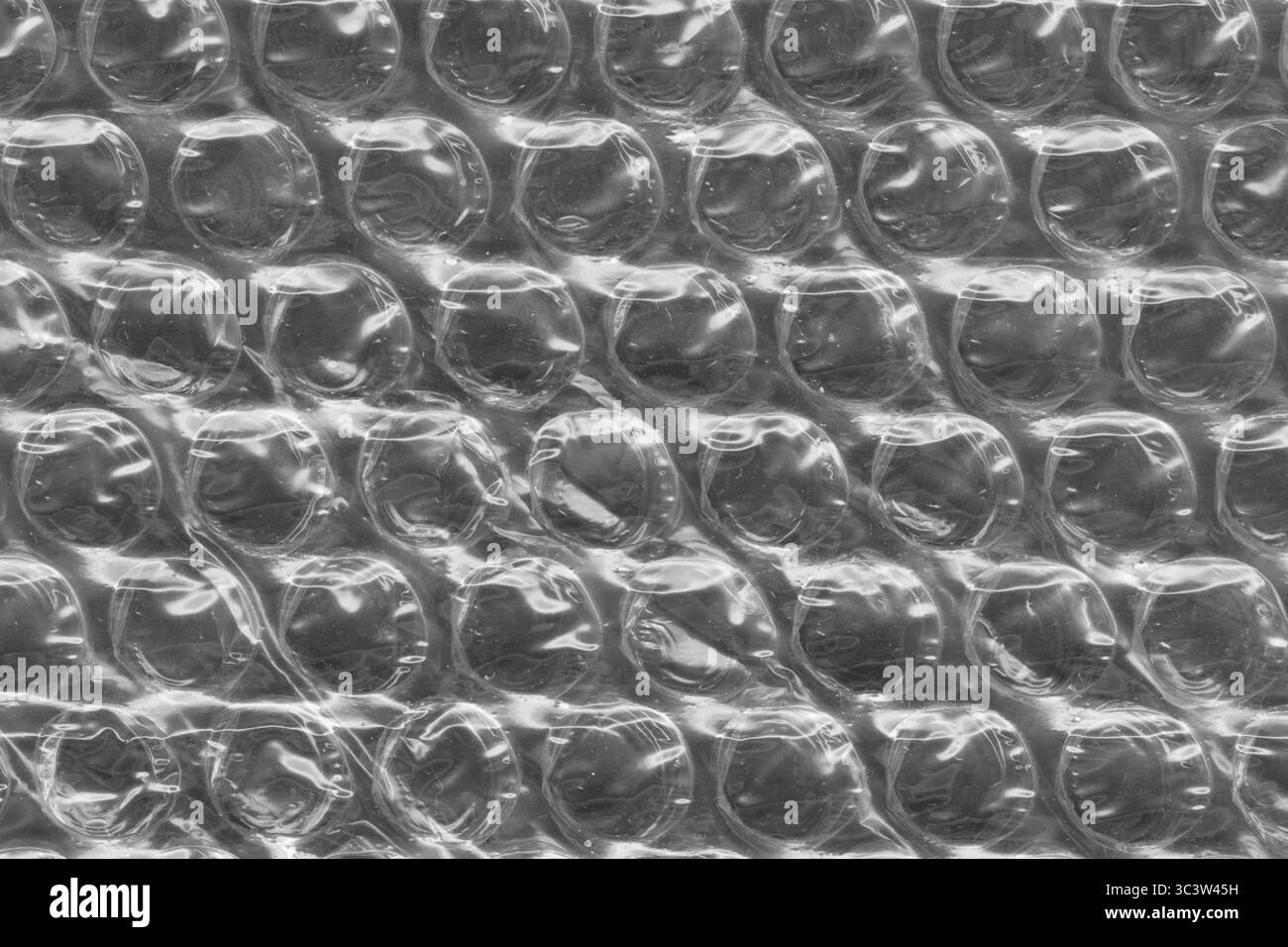 Close up vector on a plastic transparent cellophane bag on white background. The texture looks blank and shiny. Vector illustration Stock Vector